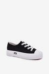 Trampki Damskie Na Platformie LEE ISLA C WOMEN LOW 50261002.25Y Czarne