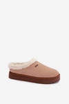 Kapcie Obuwie Domowe Damskie Z Futerkiem Inblu DR000004 Camel