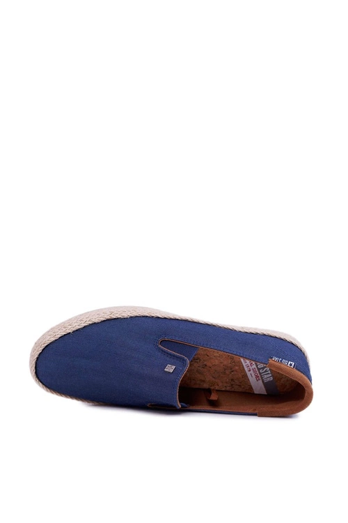 Trampki Męskie Espadryle Big Star Granatowe DD174246