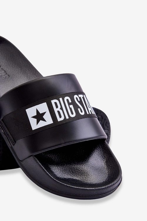 Męskie Klasyczne Klapki Big Star LL174457 Czarne