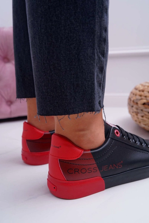 Trampki Damskie Cross Jeans Czarne EE2R4019C