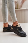 Sneakersy Damskie Na Platformie Big Star OO274758 HI-POLY SYSTEM Czarne