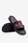 Męskie Lekkie Klapki Lee Cooper LCW-23-42-1730 Czarno-Czerwone