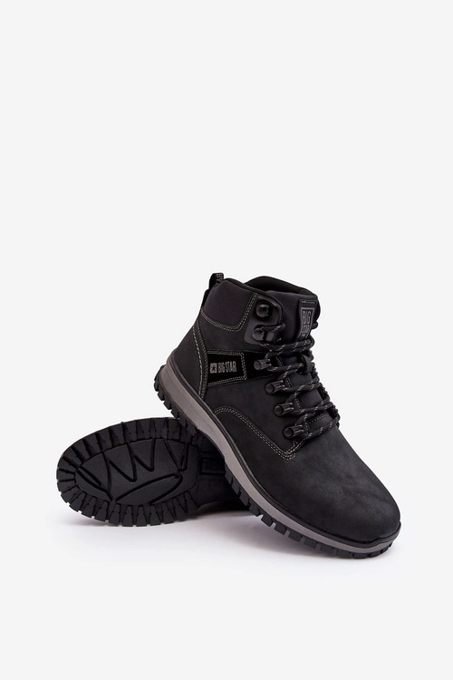 Buty Trekkingowe Męskie Czarne Big Star MM174019