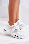 Sportowe Buty Sneakersy Siateczka Białe Zoomey