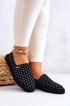 Damskie Espadryle W Groszki Big Star JJ274867 Czarne