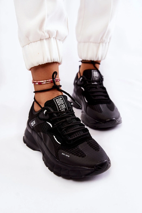 Damskie Buty Sportowe Big Star KK274056 Czarne