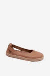 Skórzane Baleriny Barefoot Zazoo 10217 Cappucino