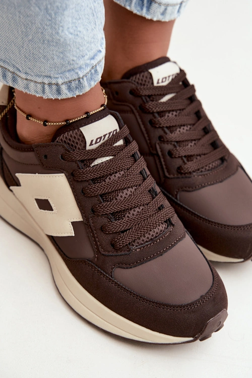 Sneakersy Damskie LOTTO 2401930U CALENTO Czekoladowe