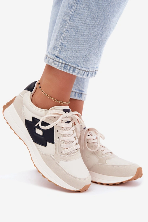 Sneakersy Damskie LOTTO 2401930U CALENTO Zgaszona Biel