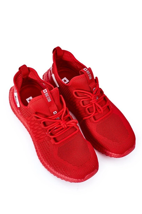 Męskie Sportowe Buty Big Star HH174275 Czerwone