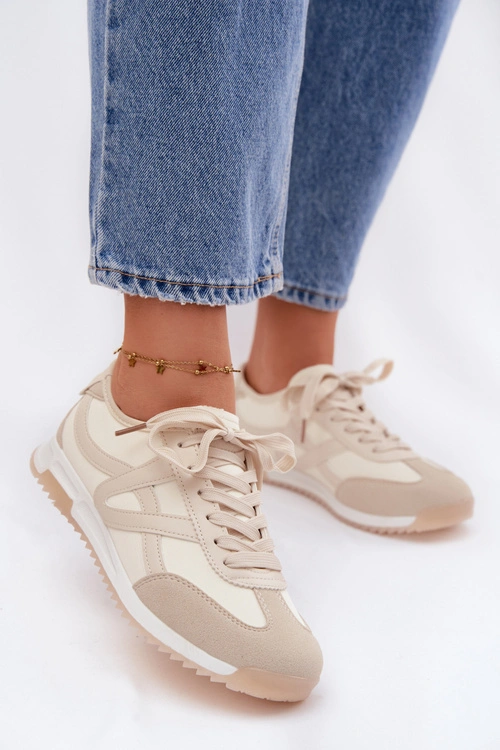 Sneakersy Damskie Vinceza 11674 Beżowe