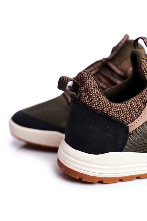 Sportowe Obuwie Męskie Big Star Khaki FF174278