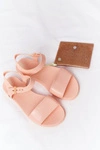 Pachnące Gumowe Sandaly Eco Friendly ZAXY HH285123 Nude