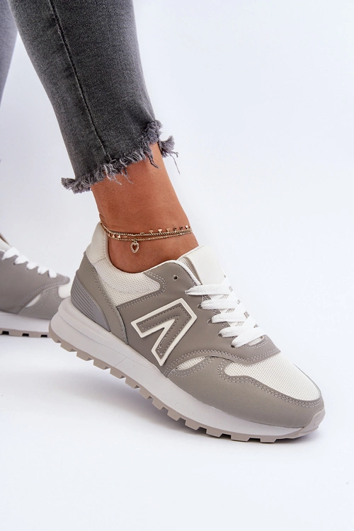 Damskie Sneakersy Buty Sportowe Szare Daisee