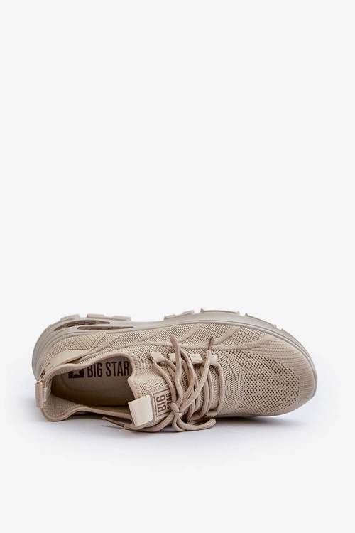 Sneakersy Męskie HI-POLY SYSTEM Big Star NN174469 Beżowe