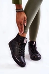Damskie Wysokie Trampki Cross Jeans KK2R4058C Czarne