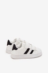 Dziecięce Buty Sportowe Sneakersy Z Eko Skóry Białe Renel