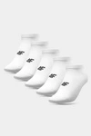 Skarpety 4F Damskie 5-PACK 4FWAW23USOCF214-10S Białe