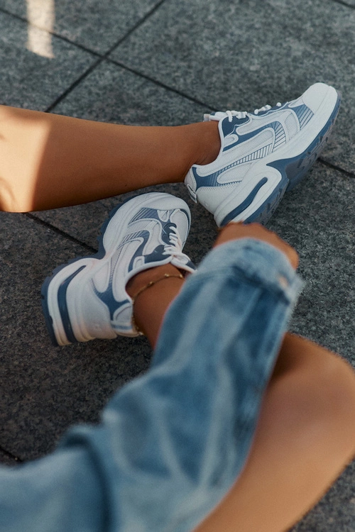 Sneakersy Damskie Big Star RR274A190 Niebieskie