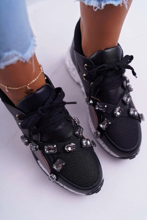 Sportowe Damskie Buty Lu Boo Czarne Frency