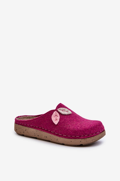 Kapcie Damskie Filcowe Inblu ED000013 Fuksja