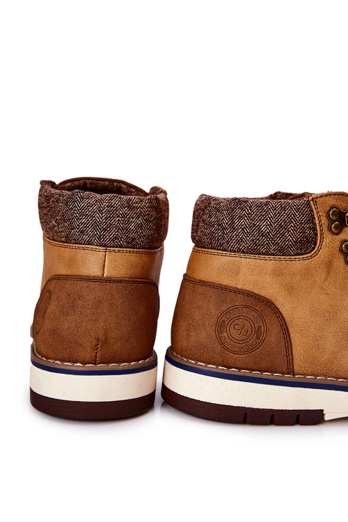 Męskie Buty Trekkingowe Cross Jeans EE1R4078C Camel