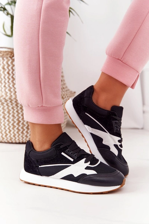 Damskie Sportowe Buty Sneakersy Czarne After Hours