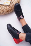 Trampki Damskie Cross Jeans Czarne EE2R4019C