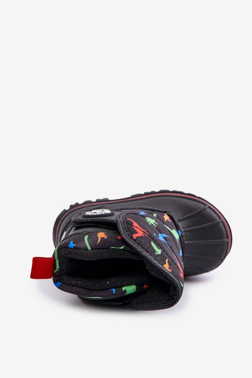Śniegowce Dziecięce Na Rzep Lee Cooper LCJ-24-44-2861K Czarne