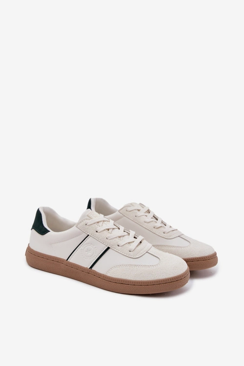 Niskie Sneakersy Męskie Big Star SS174078 Białe