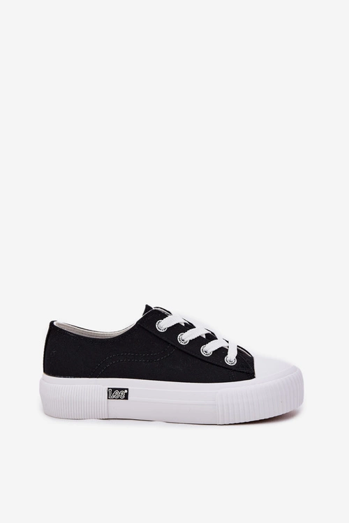 Trampki Damskie Na Platformie LEE ISLA C WOMEN LOW 50261002.25Y Czarne