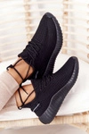 Damskie Sportowe Buty Sneakersy Czarne Amazing