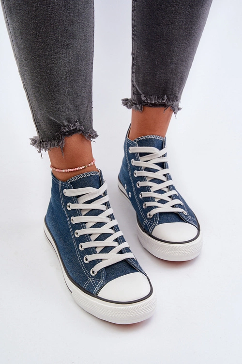 Trampki Damskie Jeansowe Socerio