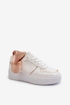 Damskie Sneakersy Na Platformie Białe Tessama