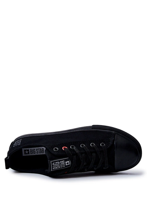 Męskie Materiałowe Trampki BIG STAR JJ174003 Czarne