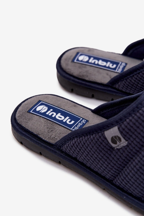 Obuwie Domowe Kapcie Męskie Inblu 91000032 Granatowe