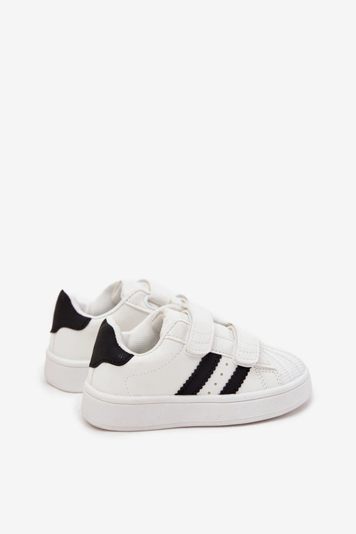 Dziecięce Buty Sportowe Sneakersy Z Eko Skóry Białe Renel
