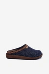 Kapcie Damskie Z Haftem Inblu NL000009 Granatowe
