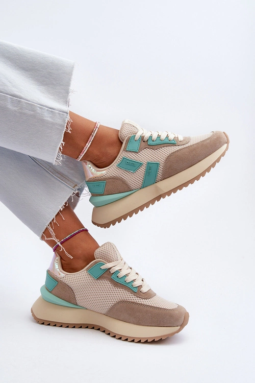 Sneakersy Damskie Big Star NN274973 Beżowe