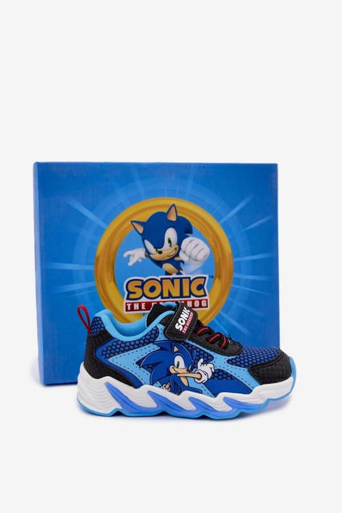 Sneakersy Dla Chłopca Sonic Ze Świecącą Podeszwą 8702946 Granatowe