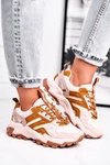 Damskie Sneakersy Big Star Beżowe GG274664