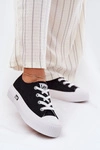 Trampki Damskie Na Platformie LEE ISLA C WOMEN LOW 50261002.25Y Czarne