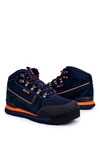 Trekkingowe Męskie Buty Big Star Outdoor Granatowe GG174199