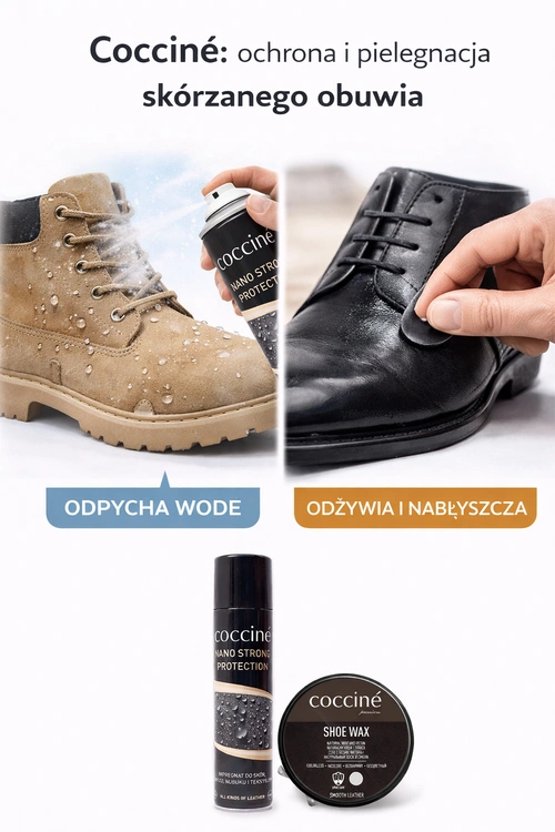 Cocciné – Zestaw do ochrony i pielęgnacji obuwia skórzanego