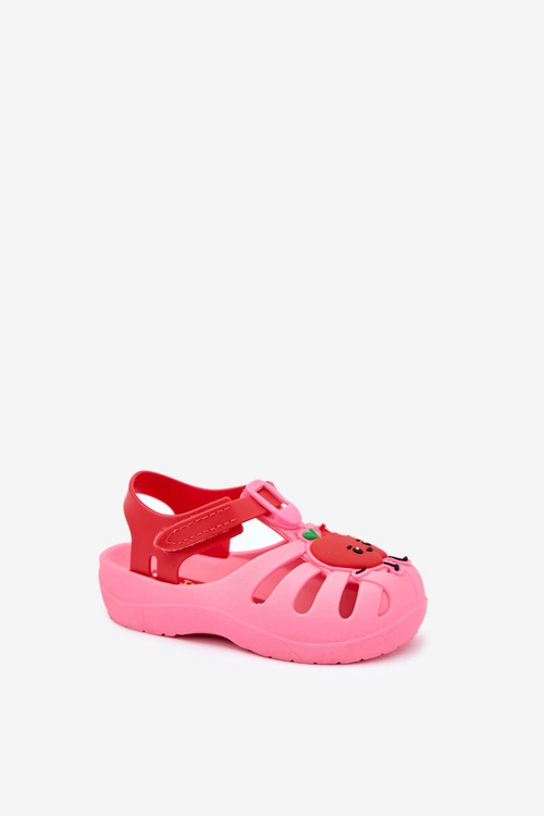Sandałki Dziecięce Na Rzep Owoce 83615 Ipanema Summer XIV Różowo-Czerwone