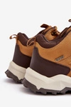 Ocieplane Sneakersy Męskie Brązowe Big Star MM174158
