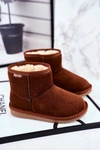 Dziecięce Botki Big Star Śniegowce Camel GG374082