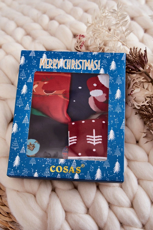 Zestaw Męskich Świątecznych Skarpetek Cosas Mix 4