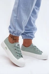 Trampki Damskie Na Platformie LEE ISLA C WOMEN LOW 50261002.98K Miętowe
